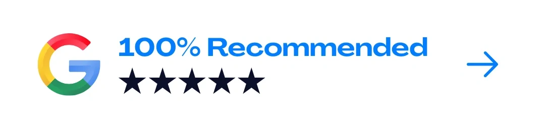 100% recommended on Google